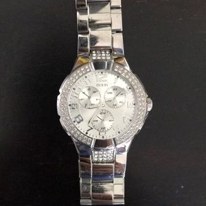 Silver GUESS WATCH!!!!